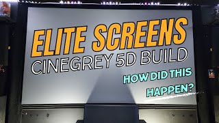 Elite Screens Sponsored Me  Heres What Happened amp Unboxing  Cinegrey 5D Screen Part 1 [upl. by Nangem304]