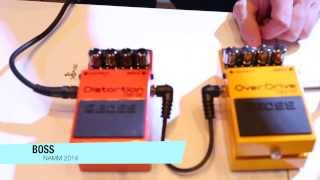 NAMM 2014 New Boss Pedals DS1X and OD1X [upl. by Hamann]