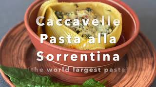 Italy Caccavelle Pasta alla Sorrentina [upl. by Doowle]