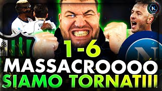 💥SIAMO TORNAAATIIIIIII💥 REACTION SASSUOLO vs NAPOLI 16💙 [upl. by Ram]