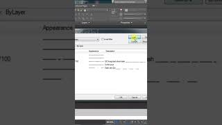 Linetypes in AutoCAD Tutorial autocad [upl. by Rosenstein348]