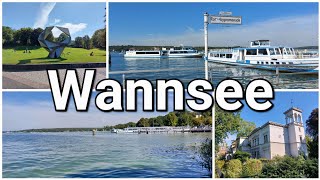 Wannsee Berlin  Großer Wannsee  September 2023  Wannsee lake Berlin Germany [upl. by Akimat]