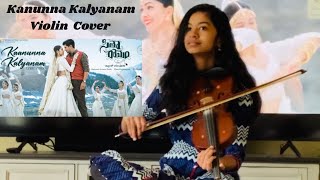 Kanunna Kalyanam violin Instrumental cover  Sita Ramam movie  Sruthis Melodies [upl. by Eserehc741]