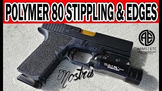 Polymer80 Glock PF940C Stippling and Crisp Edges [upl. by Clauddetta]