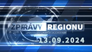 ZPRÁVY REGIONU 13 09 2024 [upl. by Bevvy797]