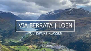 Via Ferrata  Loen 2020  Sunnmøre Folkehøgskule  Multisportlinja [upl. by Rennob]