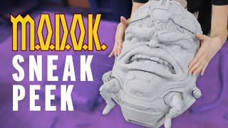 MODOK Statue Sneak Peak 👀  Sideshow Con 2024 [upl. by Tuhn]