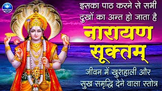 Vishnu Mantra  Narayana Suktam  नारायणोपनिषद्  Narayan Upanishad With Lyrics  Vedic Chants [upl. by Nygem606]