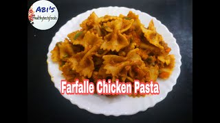 Farfalle Chicken Pasta  Farfalle Pasta  Pasta Recipes  Red Sauce Pasta  Creamy Tomato Pasta [upl. by Tehc]