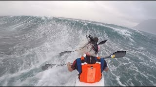 Amazing Winter Downwind Paddling Mania [upl. by Riek316]