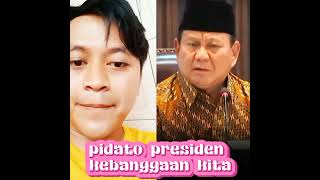 inilah video pidato presiden kebanggaan kita bapak prabowo subianto [upl. by Inalak616]