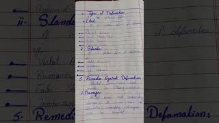 Defamation ll Law of Torts ll subscribe my YouTube channel for detailed lectures [upl. by Ditmore943]