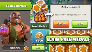 FREE Cookie Medals by Supercell in Clash of Clans  Claim FREE Cookie Medals amp Sweet Elixirs in Coc [upl. by Bithia999]