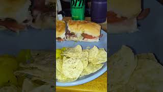 country cookin with Casey the sub I got for my Birthday yall it tastes like pizza try it mancinos [upl. by Imogen]