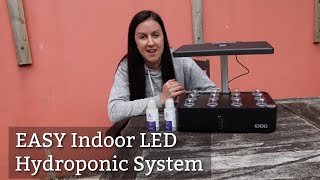 Easy Hydroponics Unboxing amp Setting Up The iDOO Indoor LED Hydroponic System [upl. by Flin248]