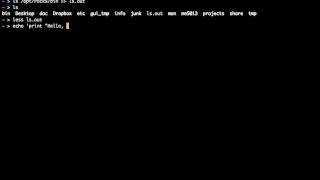 Basic UNIX Commands  Pipes amp Redirects [upl. by Eelirol]