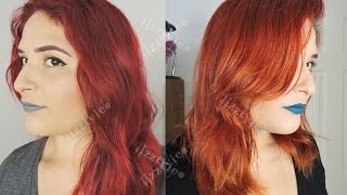 Como quitar el Tinte Rojo sin Peroxido ni Decolorante [upl. by Constantina]