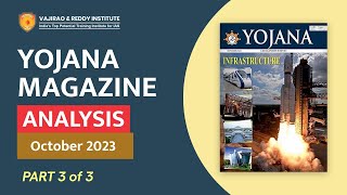 Yojana Magazine October 2023 Part3 Complete Analysis for UPSCState PSC Exams  Vajirao amp Reddy [upl. by Donnie501]