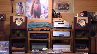 ＤＩＹ audio backloaded horn speaker system fostex Ave Mariaｃｂ＆ｈｐ） [upl. by Nollie]