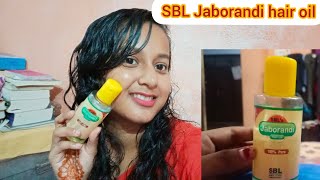 SBLs Jaborandi Hair Oil Review  100 Parcent Pure Jaborandi oil worldclasshomoeopathy review [upl. by Naraj]