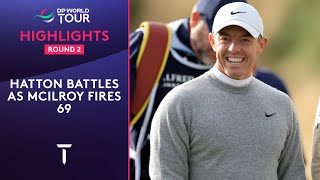 Round 2 Highlights  Rory McIlroy Tyrrell Hatton  2024 Alfred Dunhill Links Championship [upl. by Atinev522]