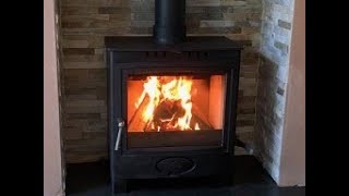 Construction and installation of our new Arada Aarrow ecoburn 5 widescreen multi fuel stove [upl. by Urian]