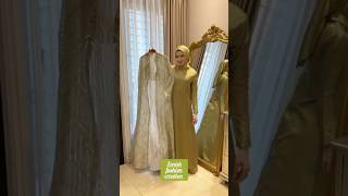 Beautiful Hijab set dress Design Collection Short Video ytstudio [upl. by Groeg]