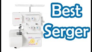 7 BEST SERGER SEWING MACHINES 2022 [upl. by Gut]