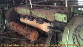 high speed spindle wood peeling machine everyday can produce 120m³ [upl. by Deyes473]