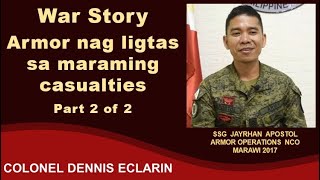 War Stories Armor nag ligtas sa maraming casualties mas marami siguro namatay kung wala Armor [upl. by Zita551]