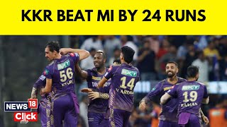 MI vs KKR Highlights IPL 2024 Kolkata Knight Riders Beat Mumbai Indians By 24 Runs  N18V [upl. by Ahsiket]