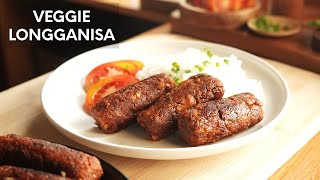 Veggie Longganisa Recipe  Meatless Filipino Breakfast Sausage [upl. by Britton202]