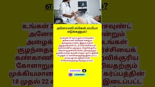 அனோமலி ஸ்கேன் எப்போ எடுக்கணும்  when will take anomaly scan [upl. by Aitsirt]