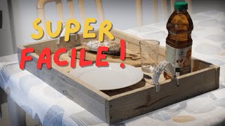 Tuto  fabriquer un plateau en palettes  Étapes de A à Z ⚒️ [upl. by Quackenbush]