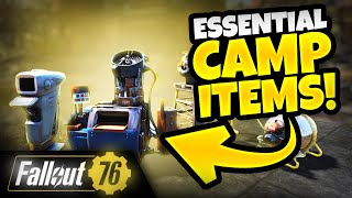 Essential CAMP ITEMS  Tier List  Fallout 76 [upl. by Filomena]