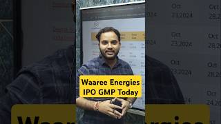 Waaree Energies IPO GMP Today  Waaree Energies IPO Review  Waaree Energies IPO ipogmp ipo [upl. by Shirah]