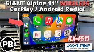 GIANT 11quot Alpine Wireless Carplay  Android Radio Demo  iLXF11 [upl. by Yasnil]