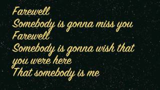 Rihanna  Farewell Lyrics on screen HD [upl. by Rdnaskela39]