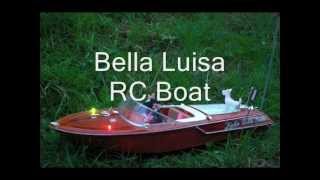 Bella Luisa RC Boat with light [upl. by Arelus]