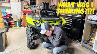 Yamaha Grizzly 700 the five things I hate [upl. by Lanrev921]