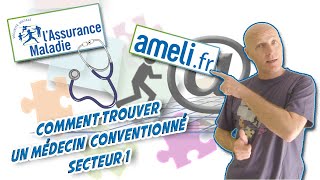 Comment trouver un médecin conventionné secteur 1 [upl. by Sherwin]