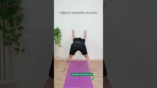 Como aliviar el dolor de espalda con Yoga I Yoga para la espalda I Yoga en pared [upl. by Filippa]