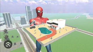 FRANKLIN FIGHT GIANT SPIDER MAN IN INDIAN BIKE DRIVING 3D [upl. by Birkle339]