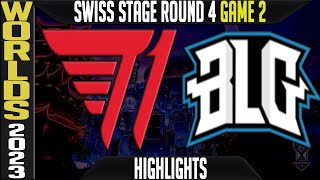 T1 vs BLG Highlights Game 2  S13 Worlds 2023 Swiss Stage Day 8 Round 4  T1 vs Bilibili Gaming G2 [upl. by Uhej]