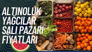 Altınoluk Yağcılar Salı Pazarı Fiyatları  Edremit  Balıkesir [upl. by Ecinad930]