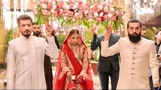 Bride Entry  Pakistani Wedding Highlights  Ranjha  From “Shershaah” [upl. by Nawaj]