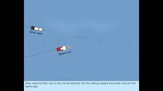 COLREGS RULE 12  Sailing vessels  COLLISION REGULATIONS  MERCHANT NAVY KNOWLEDGE [upl. by Alyce]