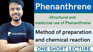 structure and medicinal use of phenanthrene  method of Preparation And reaction of phenanthrene [upl. by Evania39]