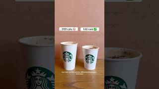 this PSL starbucks swap saves 250 calories 🎃 healthyswaps shorts [upl. by Nylorahs]