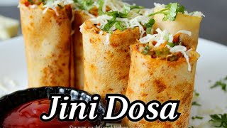 jini dosa  Mumbai street style fusion dosa recipe [upl. by Anyalram313]